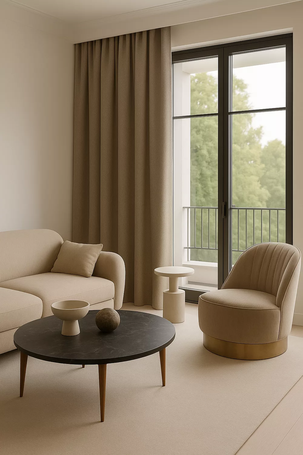 Tesatura draperie catifea BO, Lyon, grej