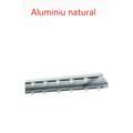 Sina metalica 2 canale Siena 2 - Sina metalica Siena Aluminiu Natural